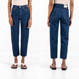 MOTHER High Waisted Twizzy Ankle Jeans Cold Brew